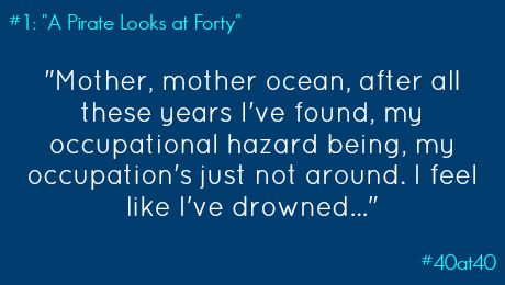 #01: “A Pirate Looks at Forty”