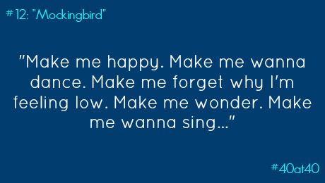 #12: “Mockingbird”