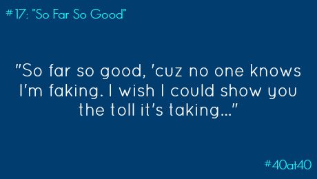 #17: “So Far So Good”