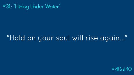 #31: “Hiding Under Water”